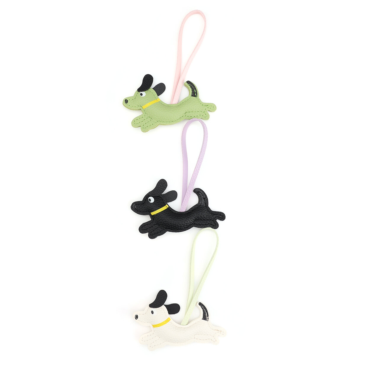 Designable Cute Puppy PU Women's Bag Charms Picture4