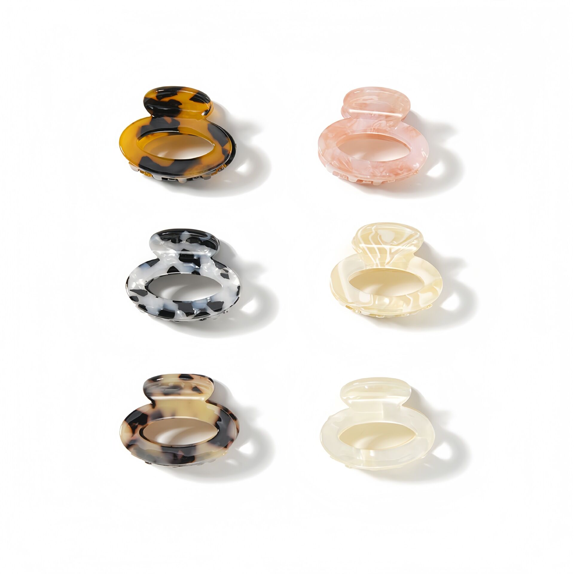 Gorgeous Oval Acetate Women's Hair Claws