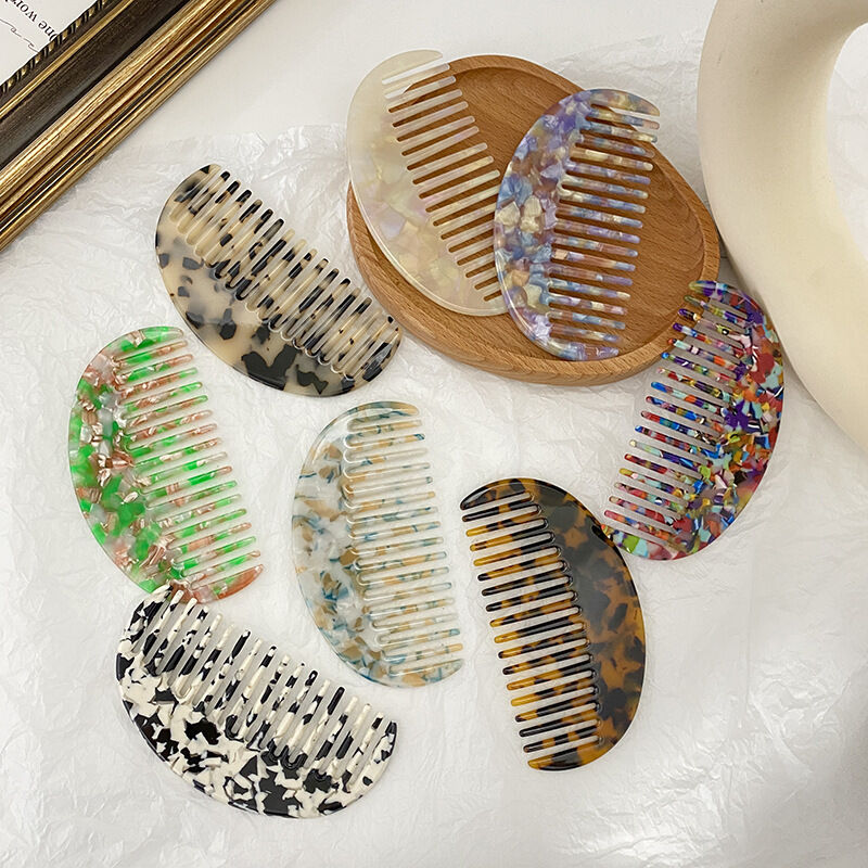 Vintage Colorful Acetate Comb