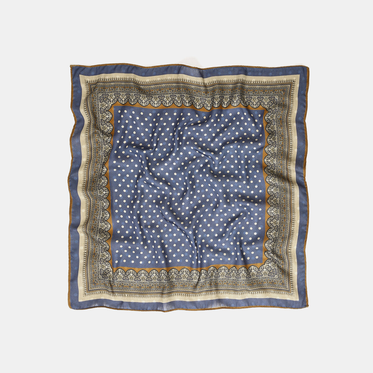 Retro Polka Dots Mixed Color Polyester Bandana