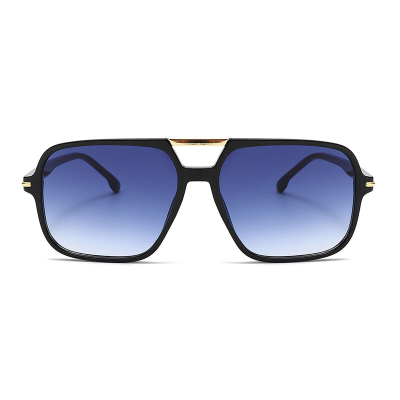 Fashion Large - frame Double Bridge Women's Sunglasses 2