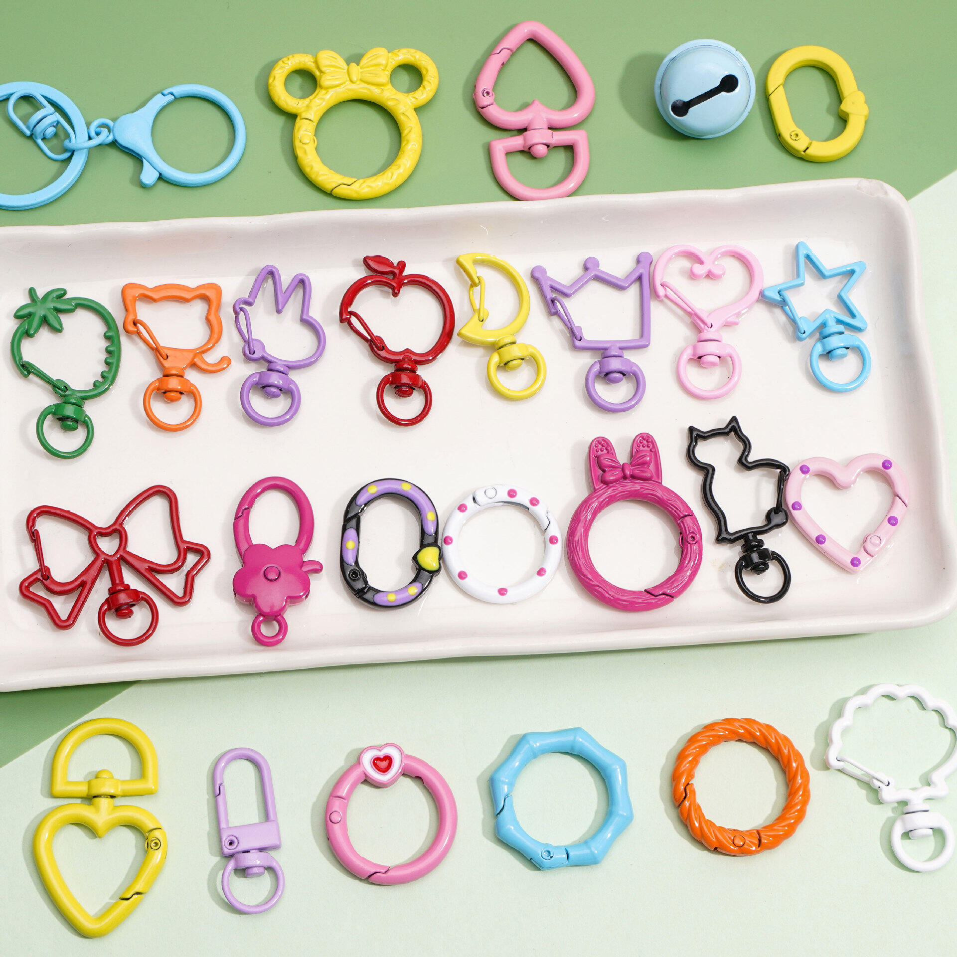 Various DIY Solid Color Alloy Jewelry Clasp 2