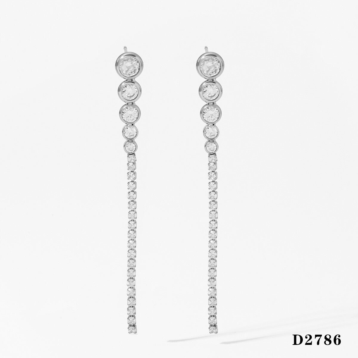 Silberne Ohrringe D2786 Bild6
