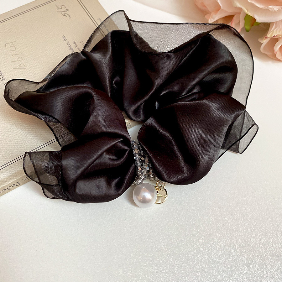 Simple Series Simple Solid Color Polyester Women's Scrunchies Picture2