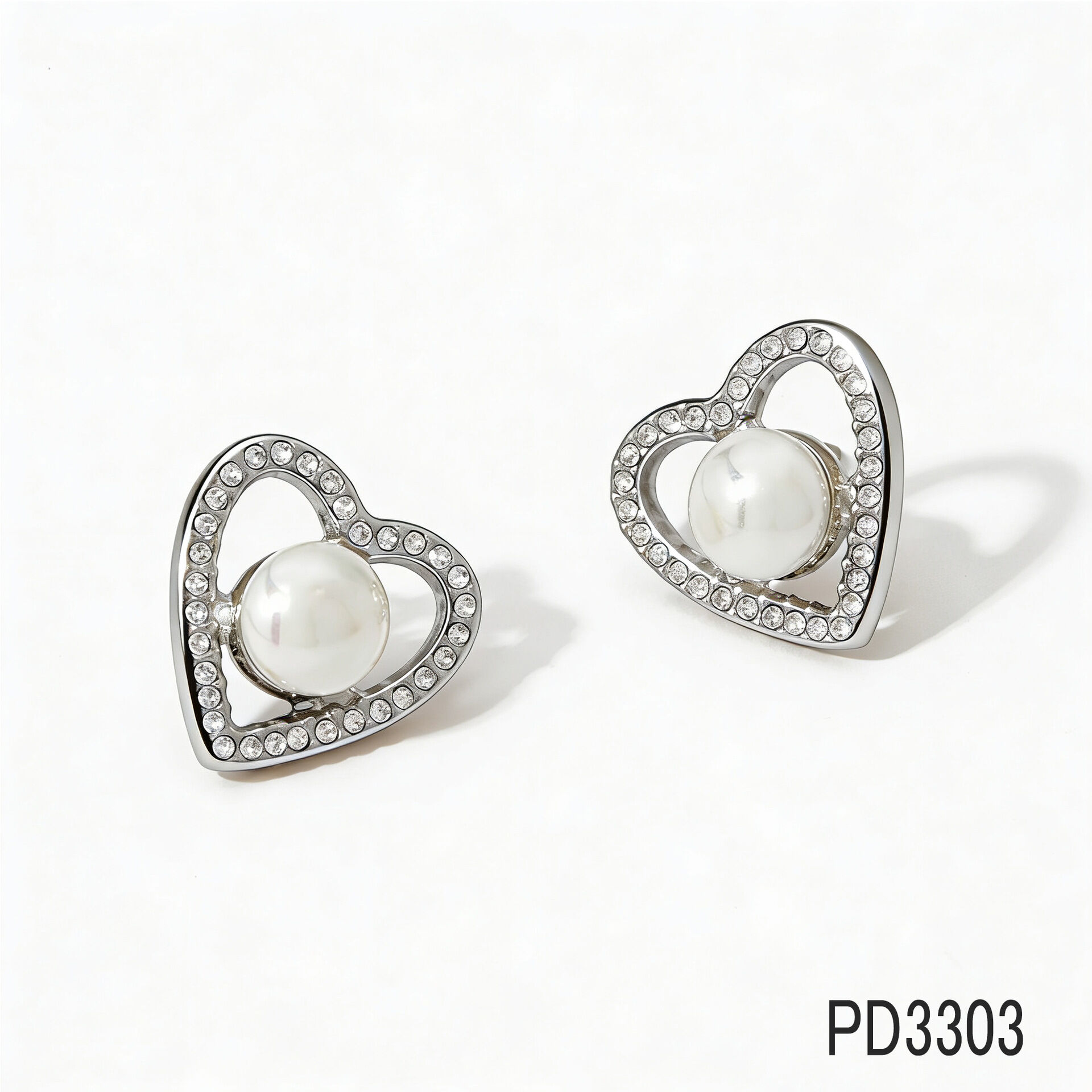 Silver Earrings PD3303 Picture2