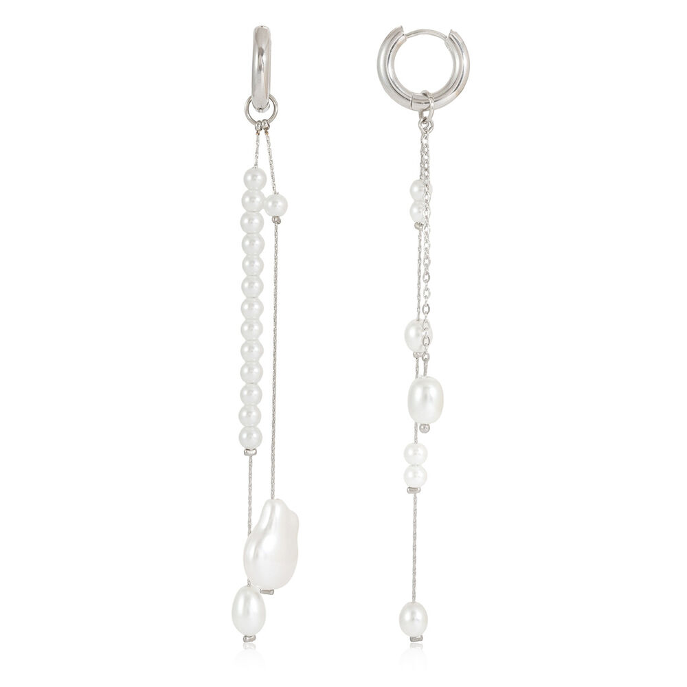 Classic Silky Beads Stainless Steel Waterproof&Anti-tarnish Women's Beads Earrings