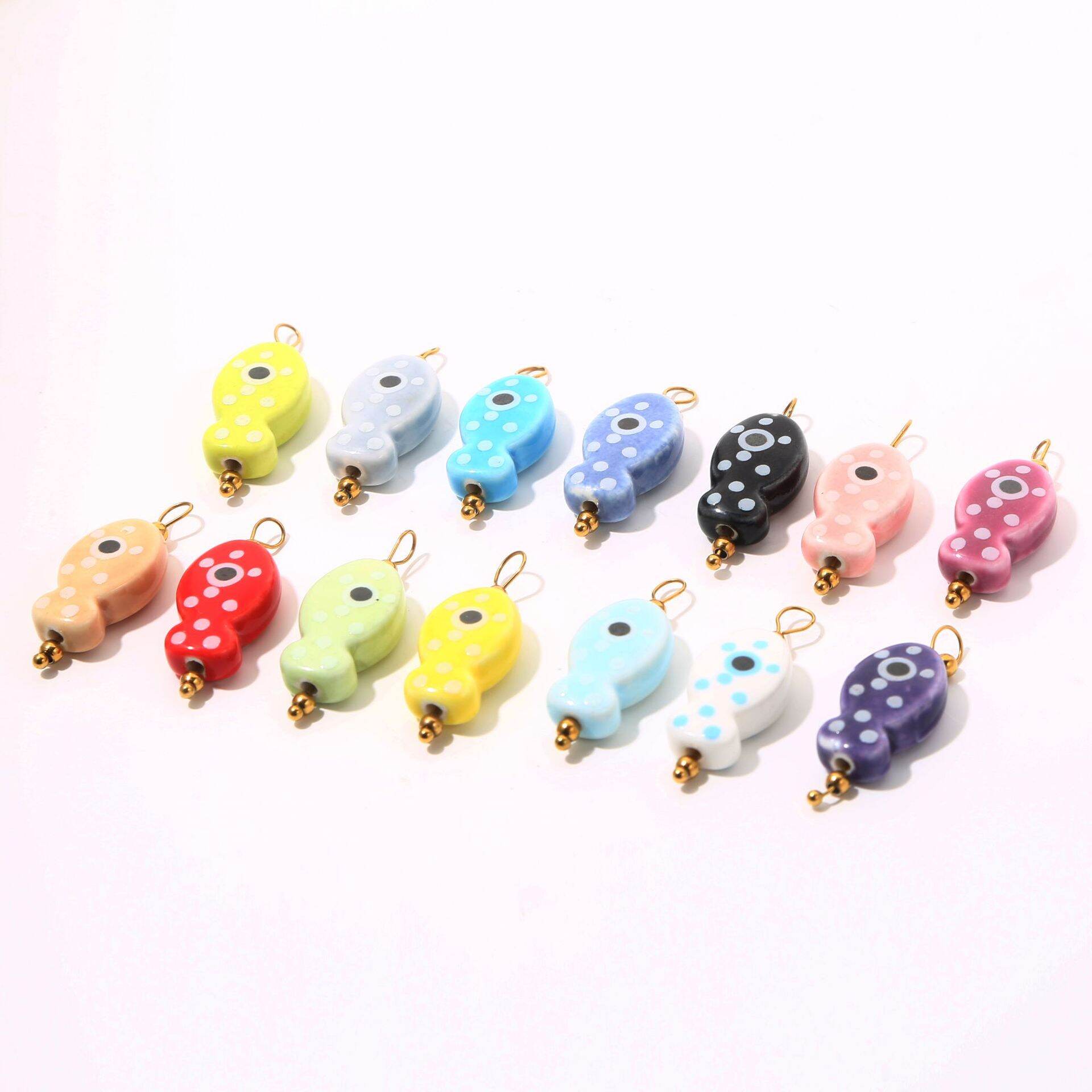 Vivid Vacation Fish Ceramics Women's Pendants Picture4