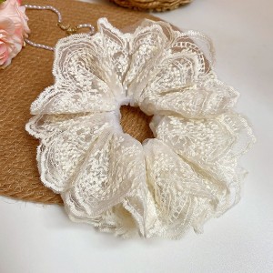 Simple Series Simple Solid Color Polyester Women's Scrunchies h5 Picture2