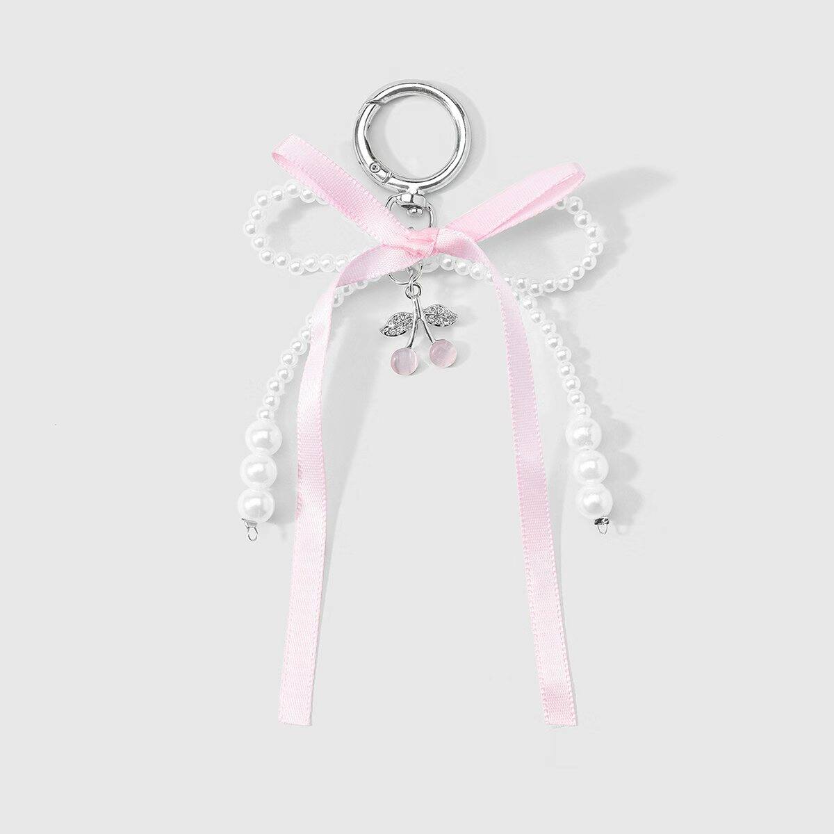 1 Piece Romantic Series Sweet Bow Knot  Women's Bag Charms