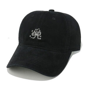 Casual Bow Knot Embroidered Women's Baseball Cap h5
