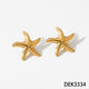 Gold earrings DEK3334 Picture3