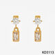 Goldene Ohrringe KD3113