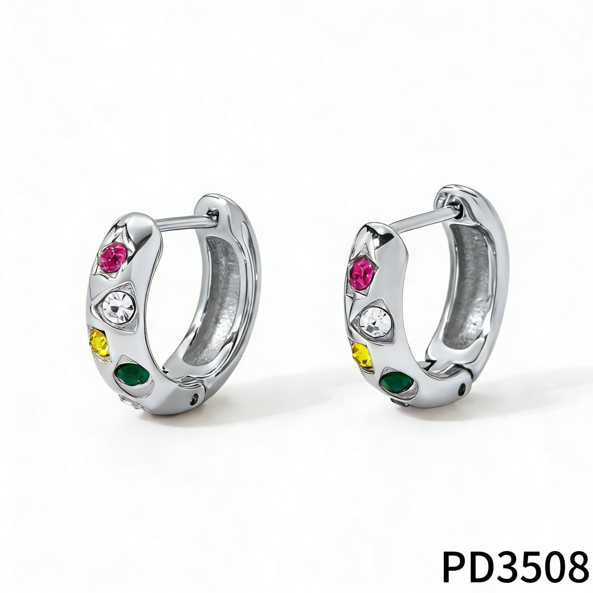 Silver Colored Diamond PD3508 Picture4