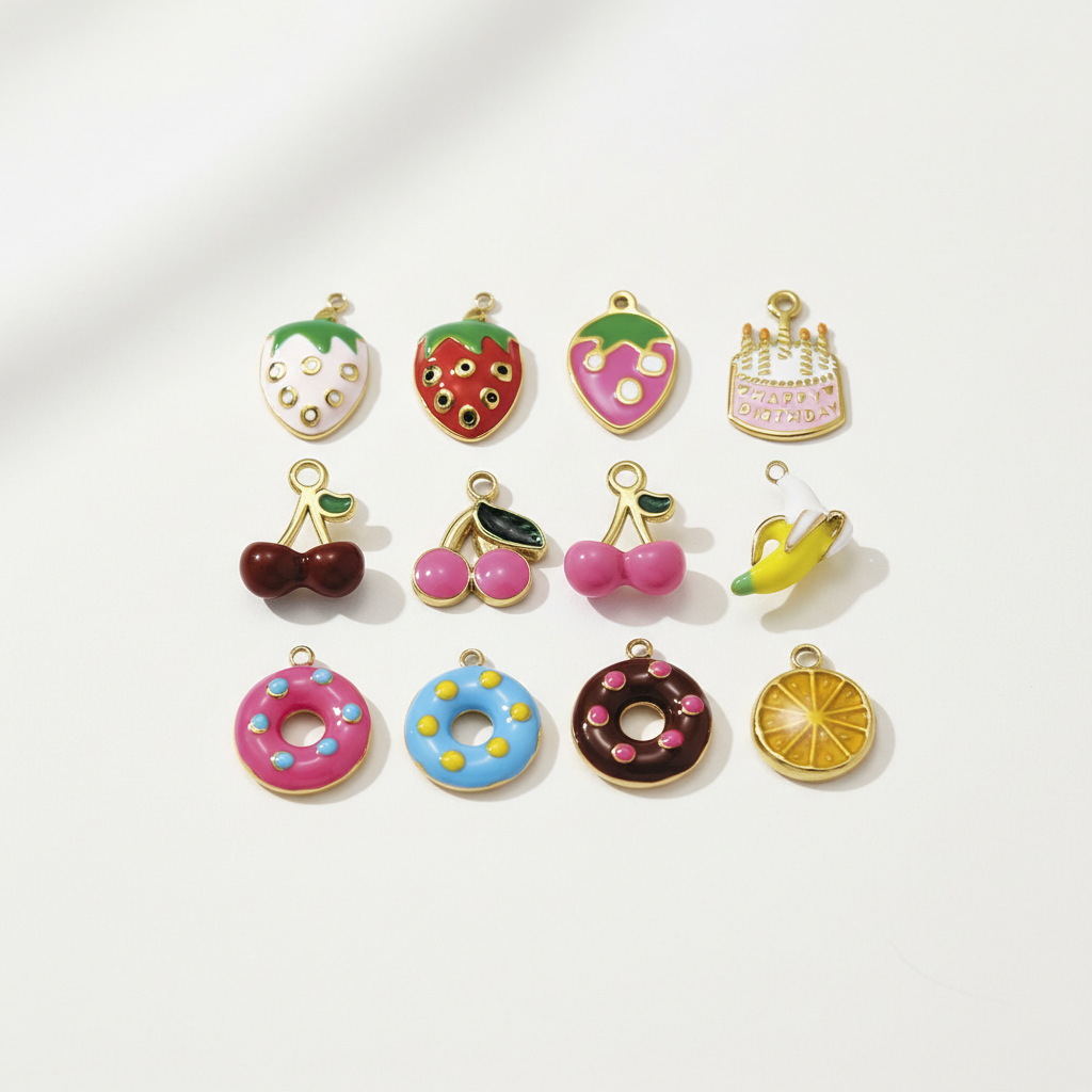 1 Piece Romantic Food Stainless Steel Waterproof Women's Pendants