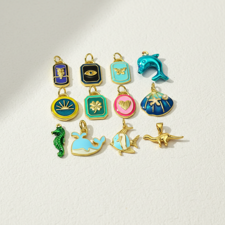 1 Piece Vacation Turtle Stainless Steel Waterproof Gold Color Women's Pendants