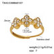 TXA533 - White Zircon Ring - Size 7