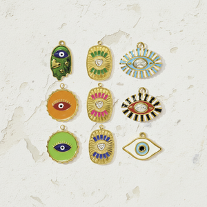 1 Piece Luxurious Devil's Eye Tarot Stainless Steel Waterproof Women's Pendants h5 Picture3