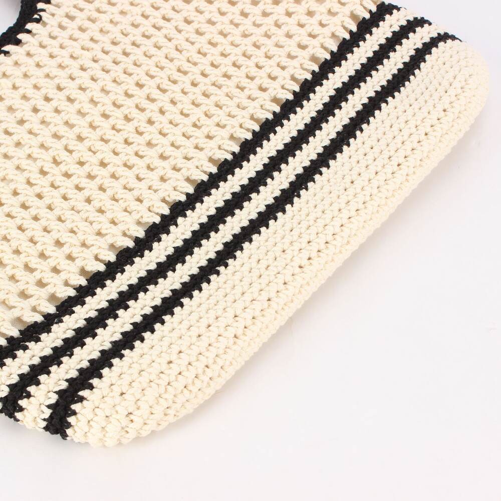 Borse da spiaggia da donna in cotone Durable Vacation Lines h5Immagine2