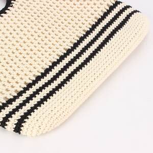 Borse da spiaggia da donna in cotone Durable Vacation Lines h5 Immagine2