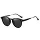 Bright Black Frame Gray Film Polarized C1