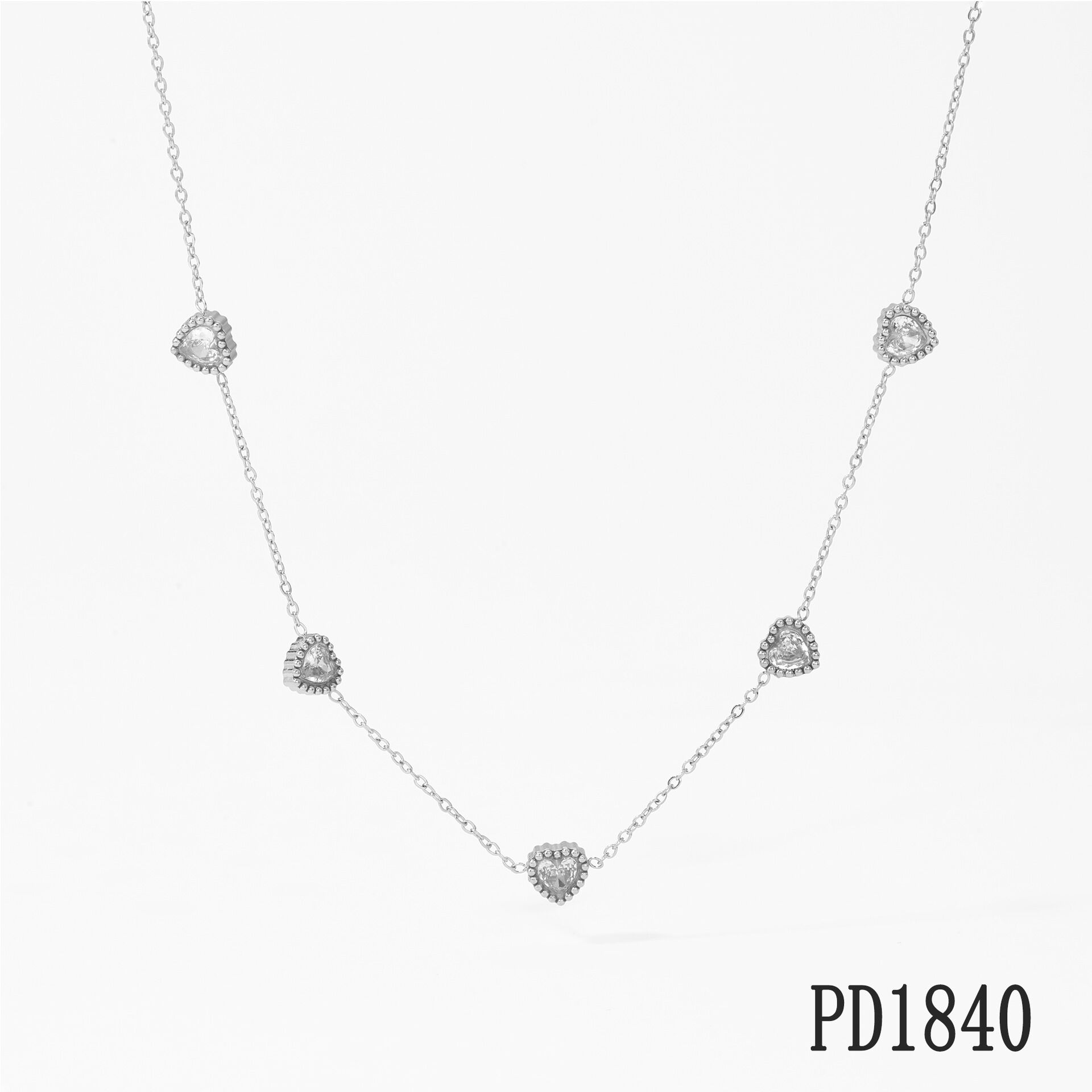 Silver necklace PD1840 Picture2