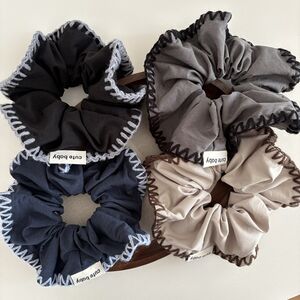 Classic Series Retro Patchwork Fabric Women's Scrunchies h5 Picture2