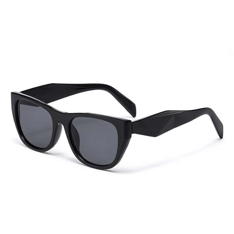 Lunettes de soleil pour femmes Simple Series Daily Solid Color 