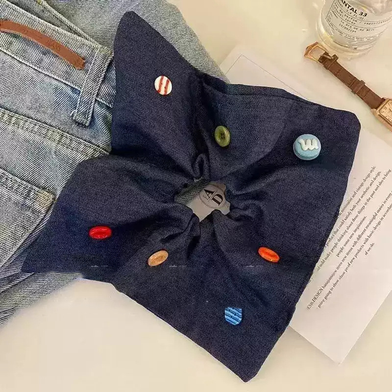 Simple Series Simple Irregular Shape Solid Color Polyester Women's Scrunchies Picture2