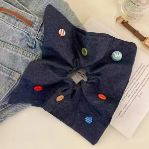 Simple Series Simple Irregular Shape Solid Color Polyester Women's Scrunchies h5 Picture2