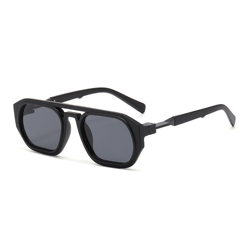 Simple Series Retro Effen Kleur Dameszonnebril h5Afbeelding2
