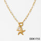 Gold necklace DDK1755