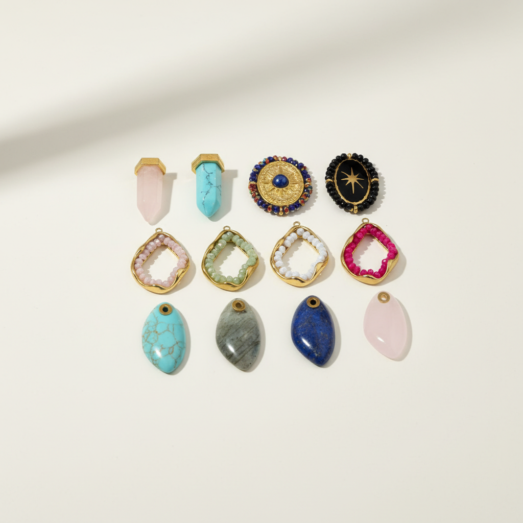 1 Piece Irregular Shape Natural Stones Women's Pendants