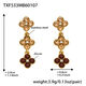 TXF533 - Champagne-colored Zircon Earrings Picture15