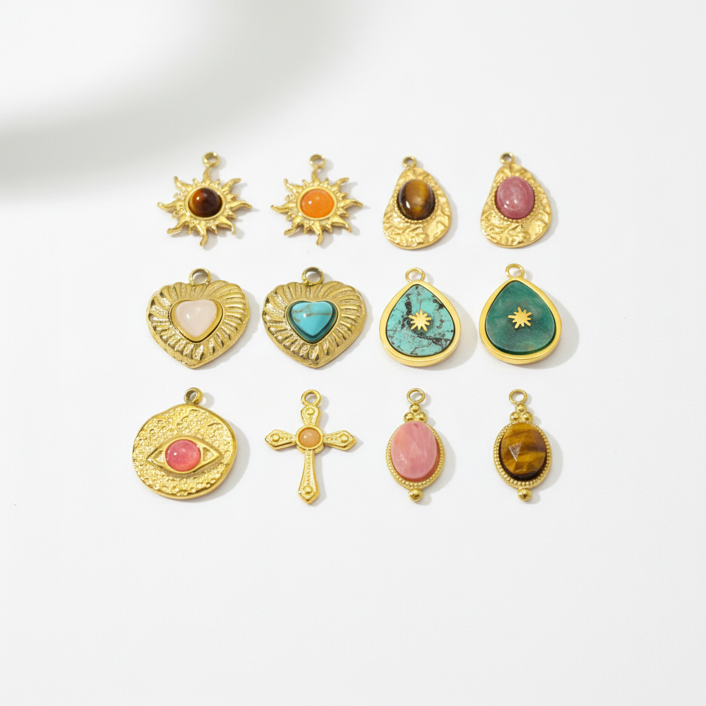 1 Piece Classic Droplet Natural Stones Women's Pendants