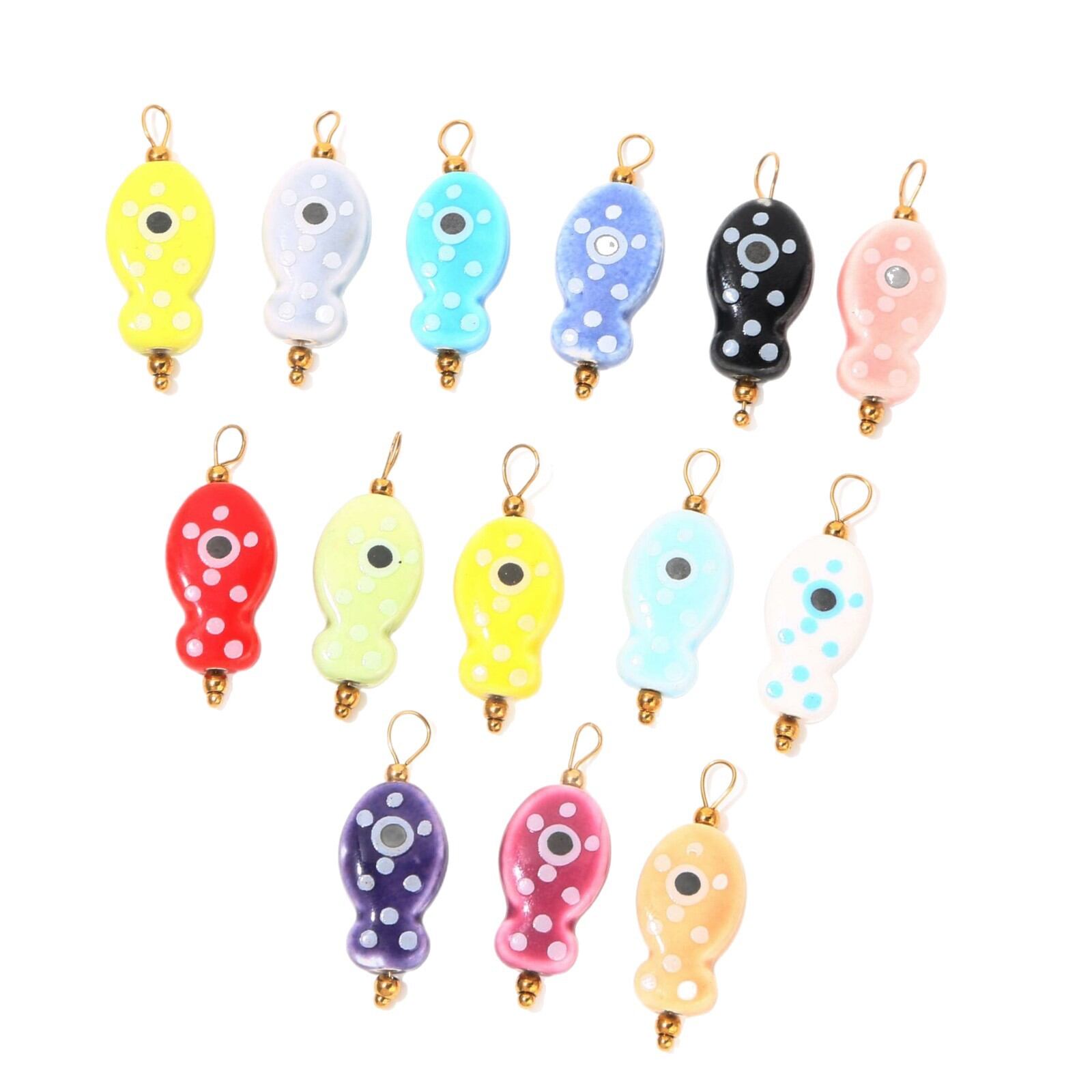 Vivid Vacation Fish Ceramics Women's Pendants Picture5