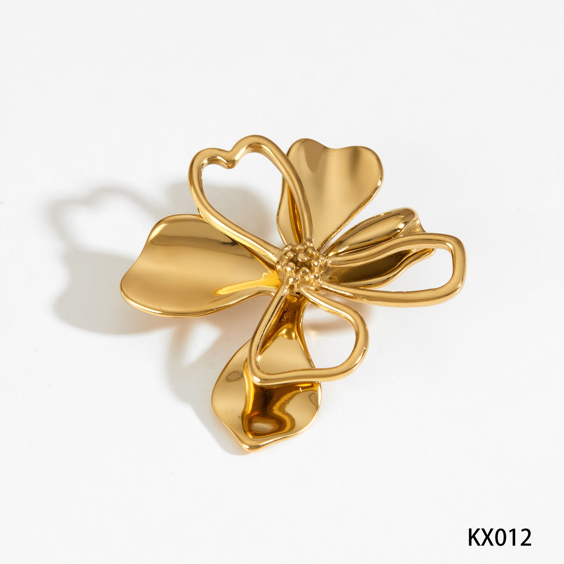 Goldbrosche KX012 Bild9