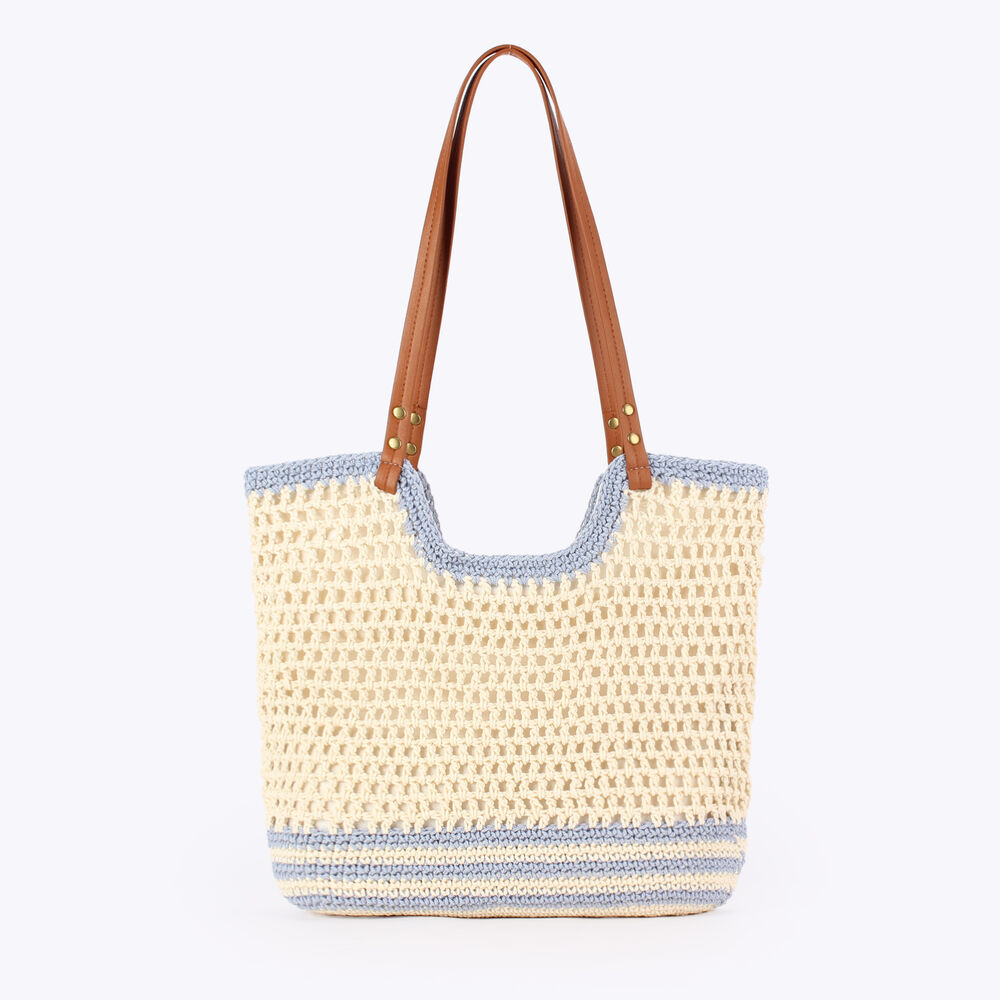 Borse da spiaggia da donna in cotone Durable Vacation Lines
