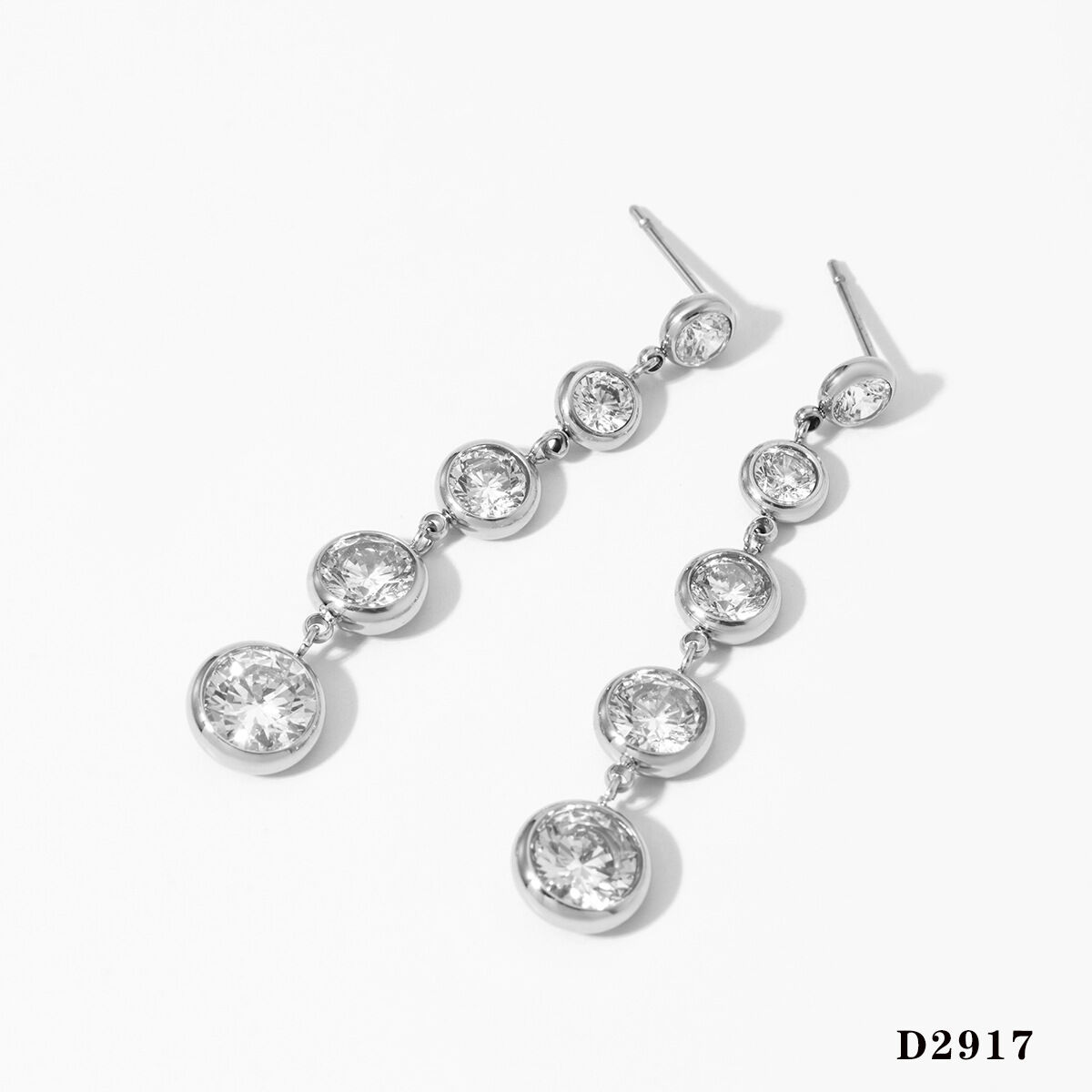 Zilveren oorbellen D2917 Afbeelding2