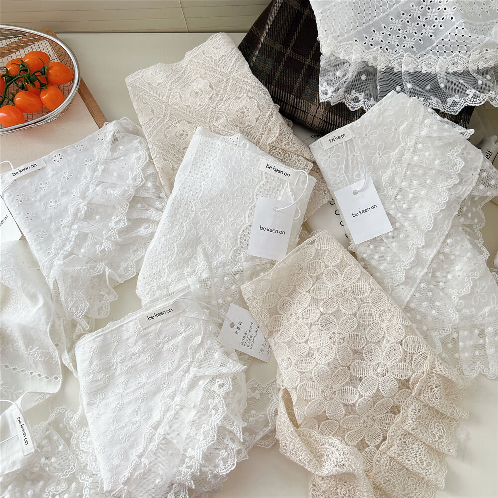 Romantic Lace Hollowed-Out Cotton Women's Summer Scarves h5Picture3
