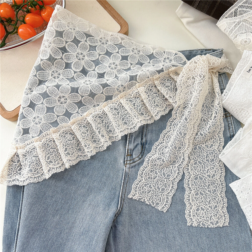 Romantic Lace Hollowed-Out Cotton Women's Summer Scarves