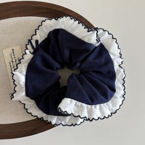 Romantic Series Sweet Plaid Fabric Women's Scrunchies h5