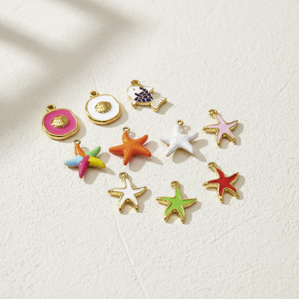 1 Piece Vacation Starfish Stainless Steel Waterproof Women's Pendants 2