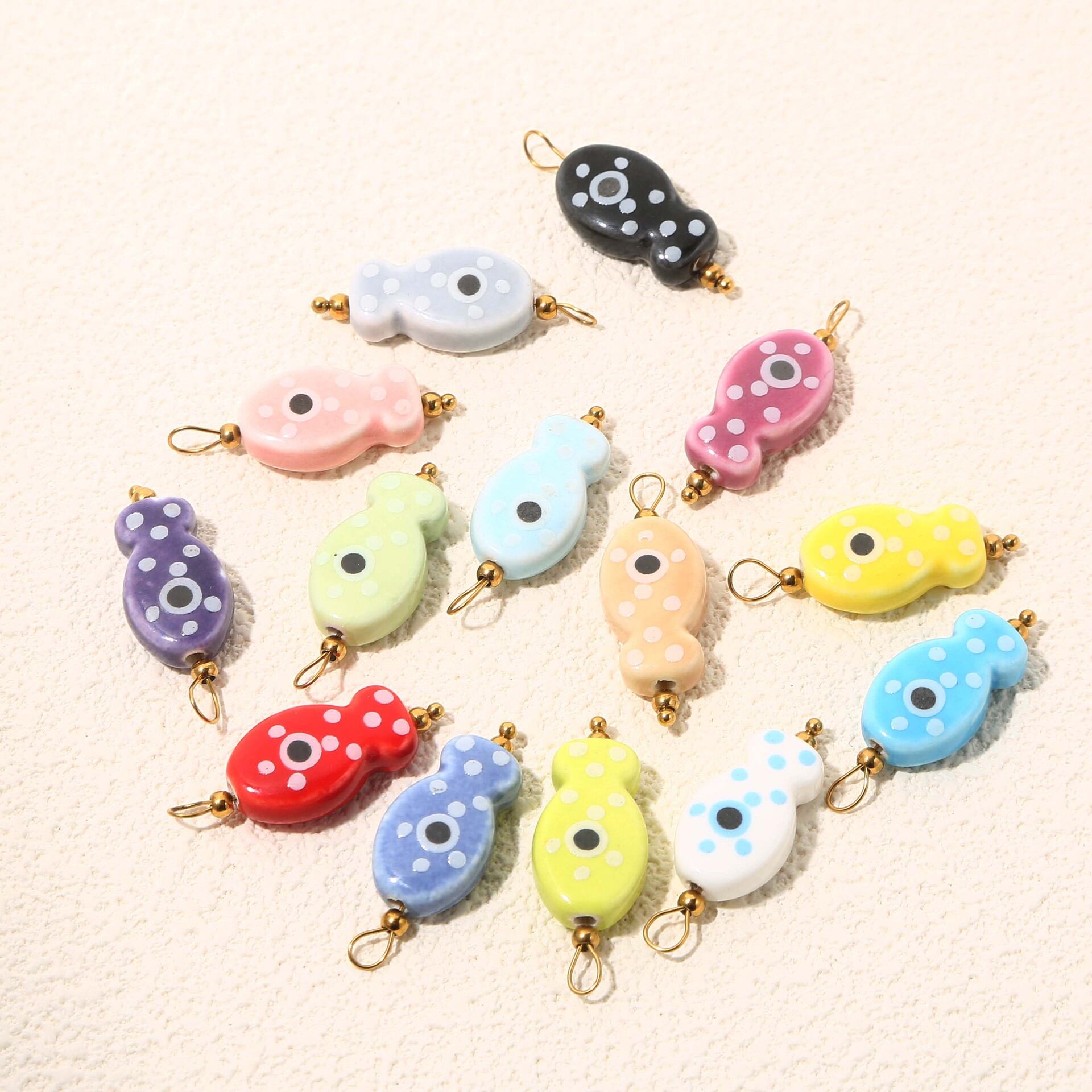 Ciondoli da donna in ceramica Vivid Vacation Fish 2