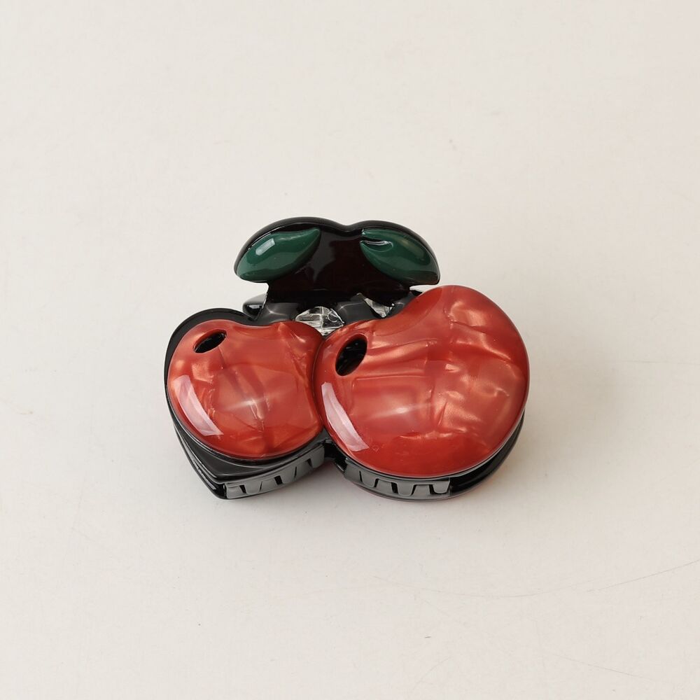 Romantic Series Retro Cherry Acetate Women's Hair Claws