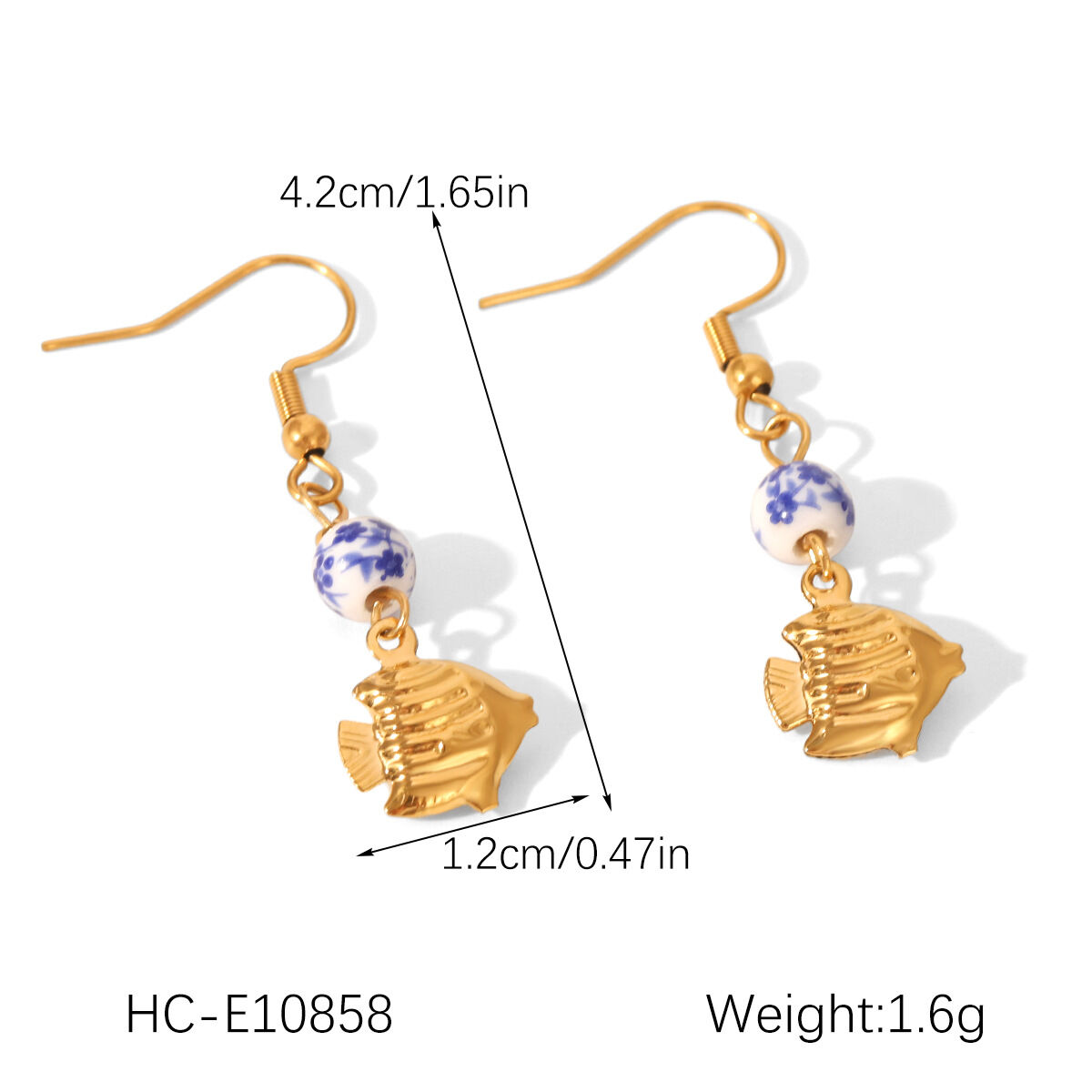Beach Style Stainless Steel Waterproof Gold Color Women's Pendant Necklaces h5 Picture2