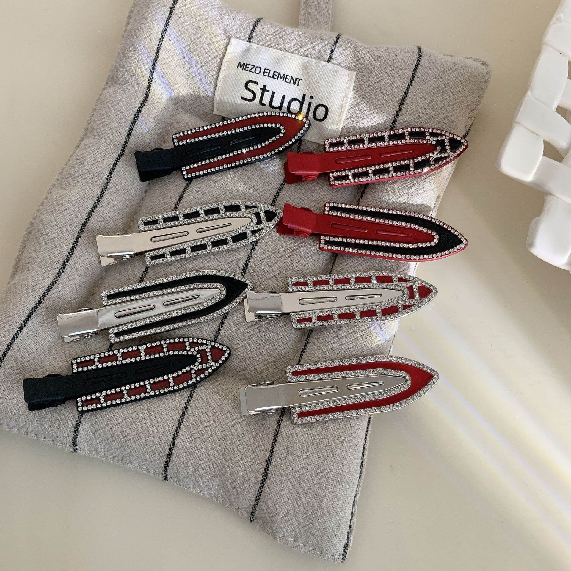 Luxurious Series Daily Droplet Metal Women's Hair Clips 2