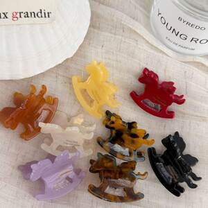 Simple Series Retro Gradient Color Imitation Acetate Sheet Women's Hair Claws h5 Picture5