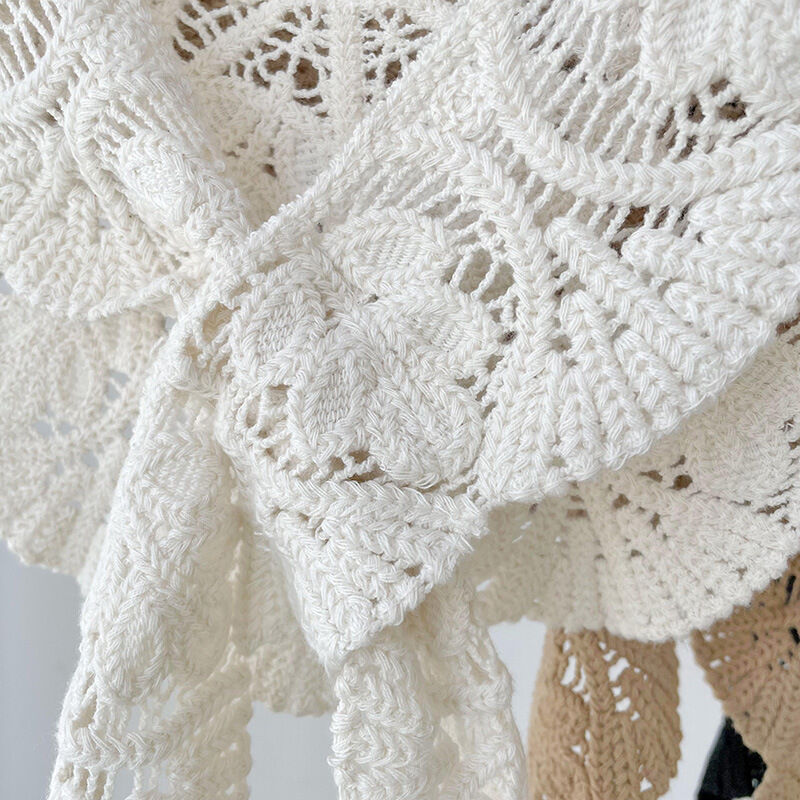 Romantische DIY-Kollektion: Kragen-Accessoire aus einfarbiger Spitze für Damen Bild4