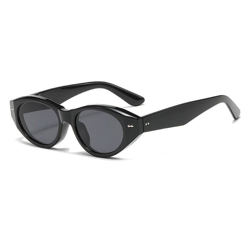 Simple Series Retro Mixed Color Gradient Color Women's Sunglasses h5 