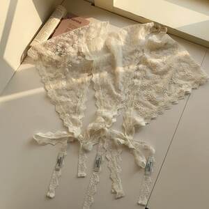 Romantic Sweet Lace Bandana Multifunctional DIY Headscarf & Belt h5 Picture3